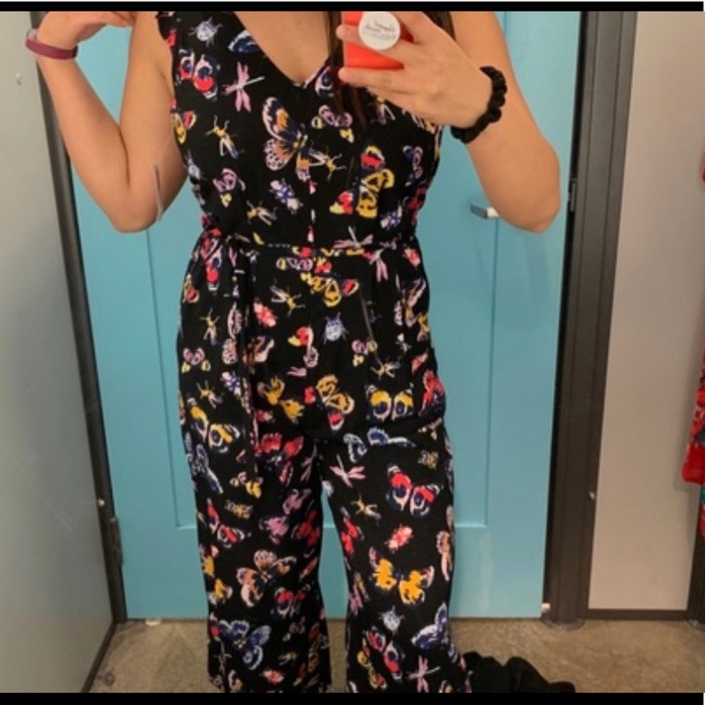 Old navy butterfly jumpsuit size xl